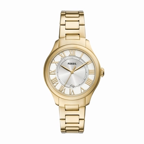 Gilmore Three-Hand Date Gold-Tone Stainless Steel Watch