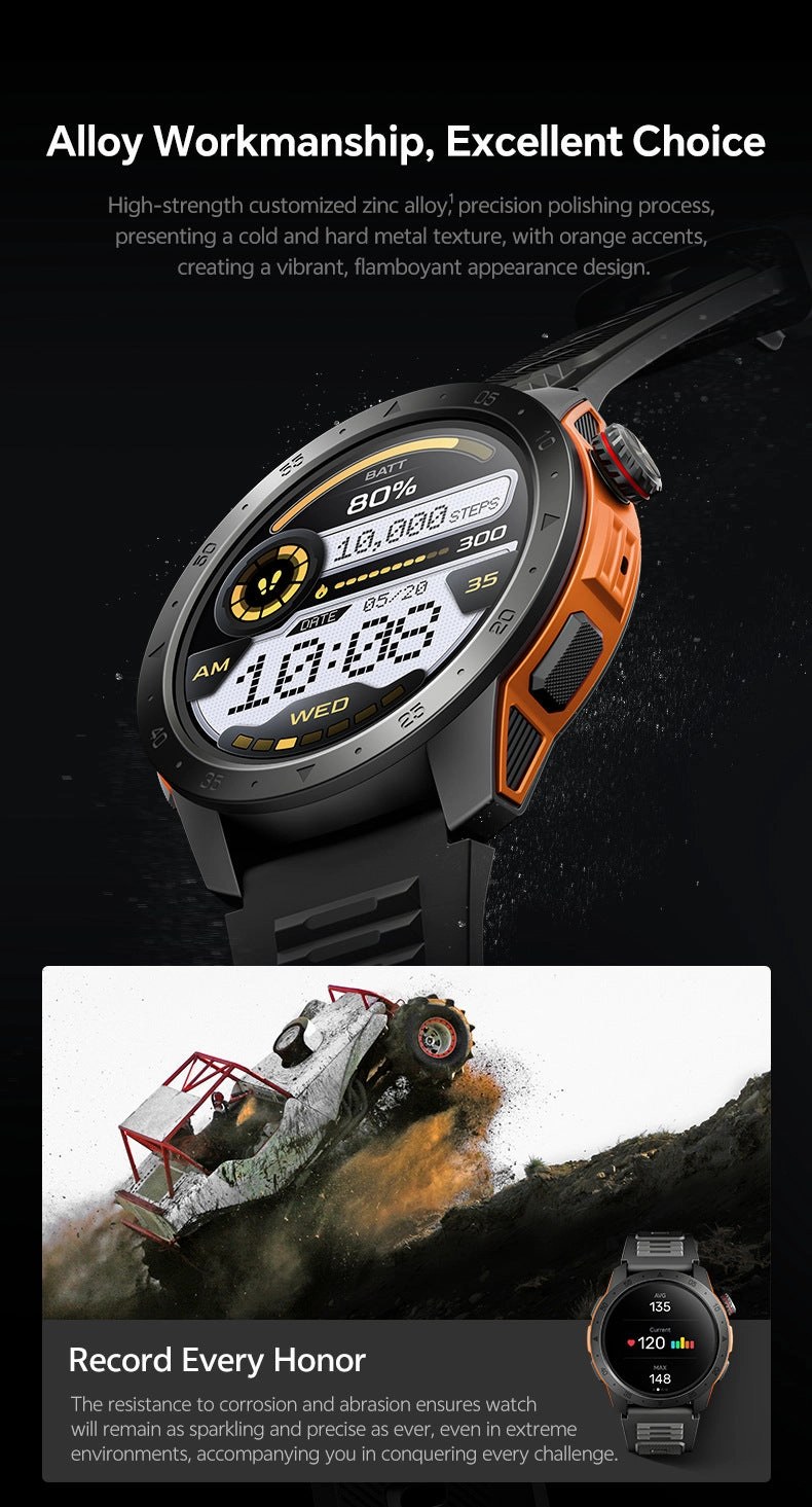 GTX2 Outdoor GPS smart watch with Compass Waterproof Smartwatch