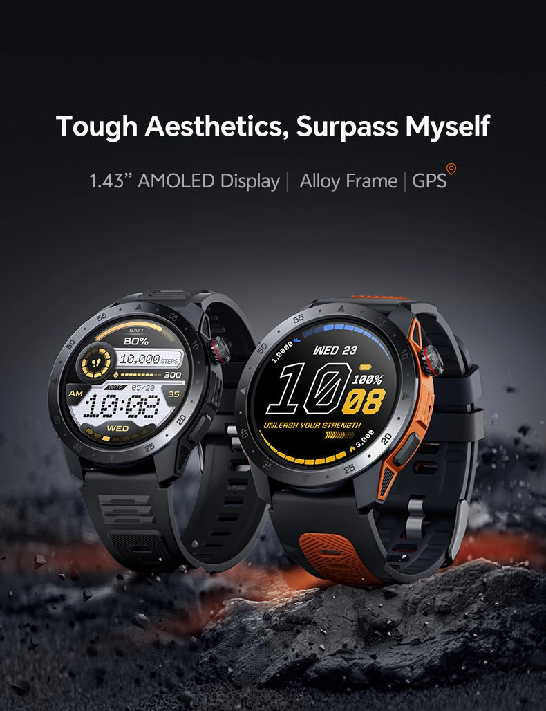 GTX2 Outdoor GPS smart watch with Compass Waterproof Smartwatch