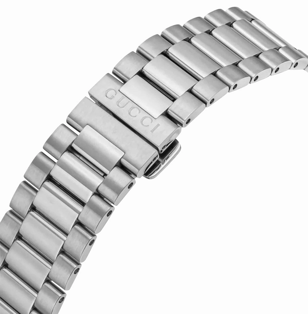 Gucci G-Timeless Stainless Steel Green Dial Quartz Mens Watch YA126369