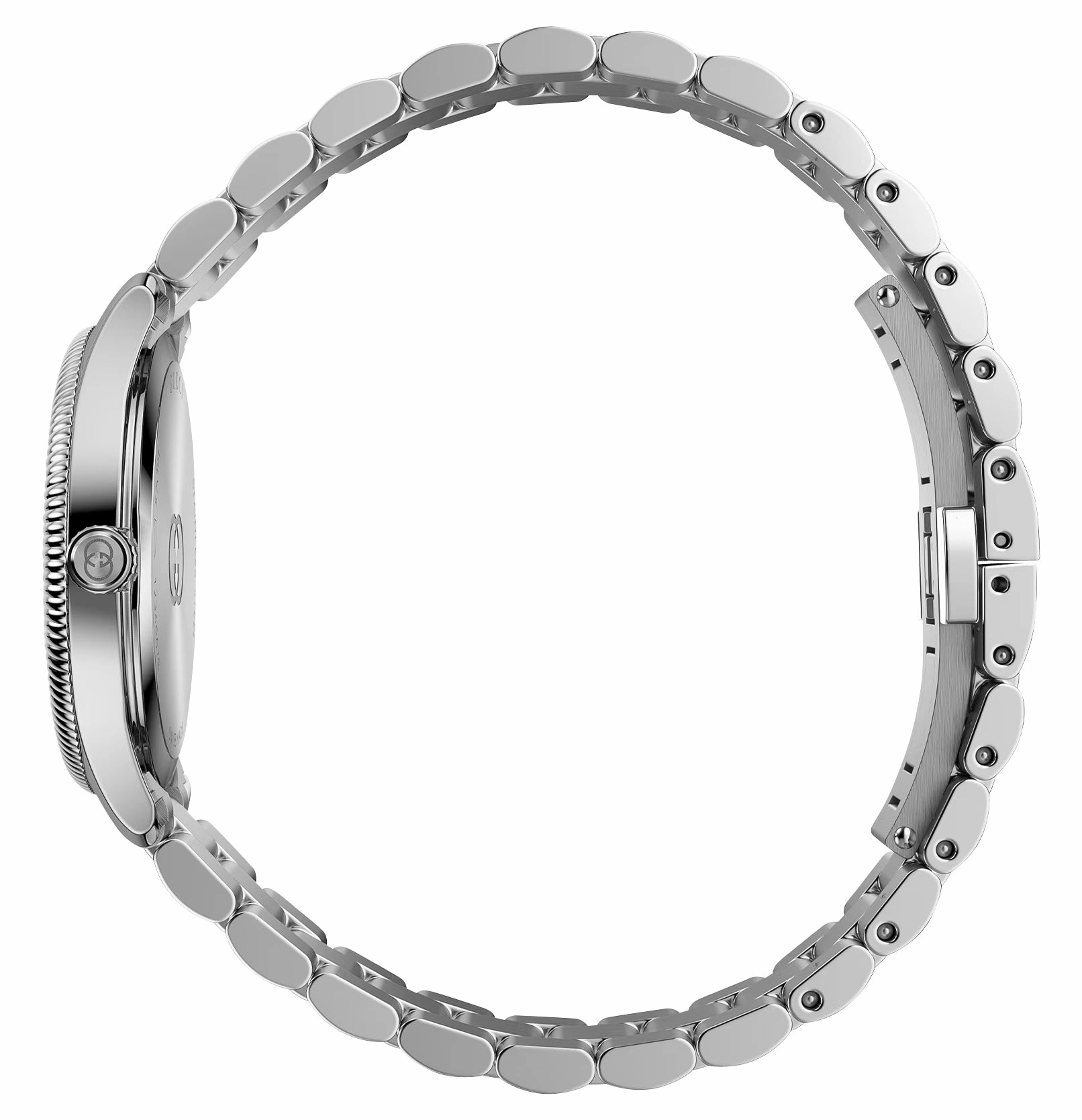 Gucci G-Timeless Stainless Steel Pink Mother-of-Pearl Dial Diamonds Quartz Womens Watch YA1265062