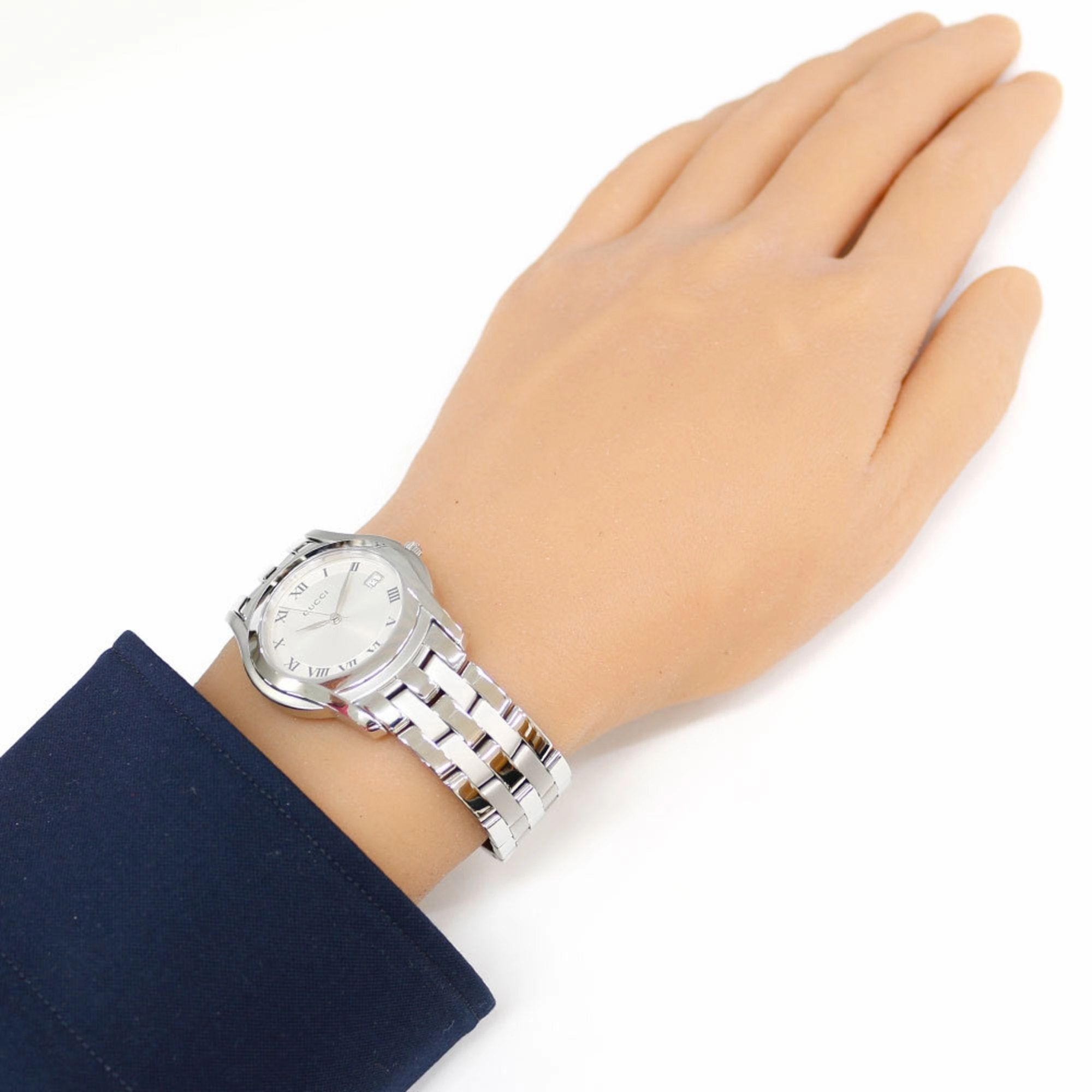 Gucci Stainless Steel Wristwatch (Pre-Owned)