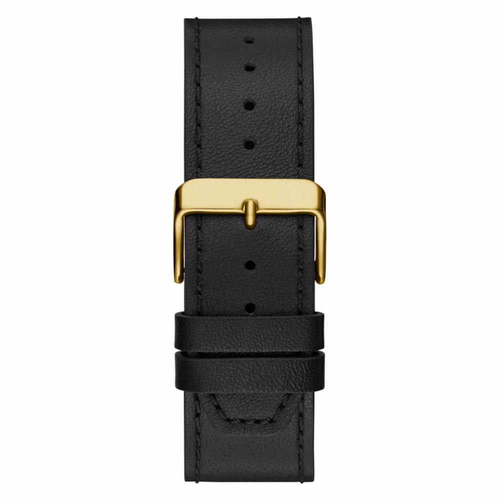 Guess Analog Black Leather Strap Men Watch GW0793 Series