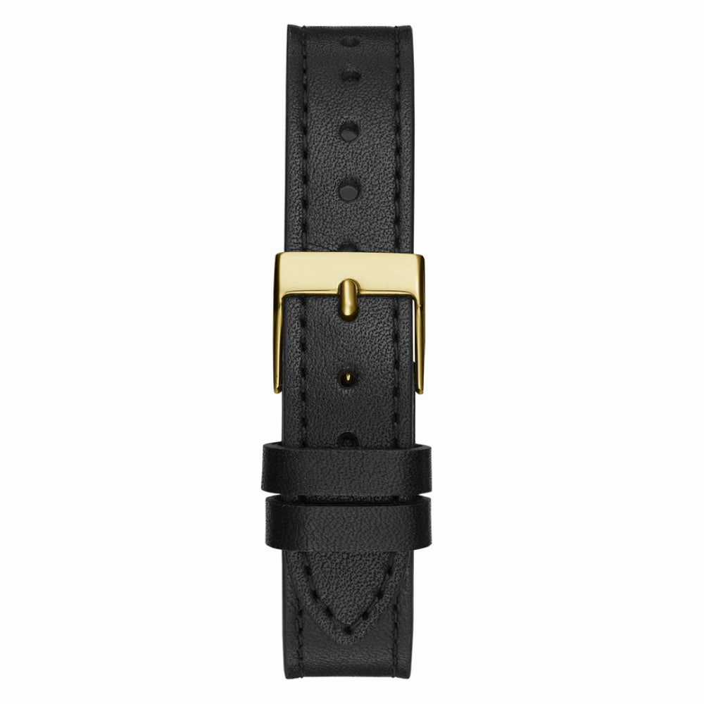 Guess Analog Black Leather Strap Women Watch GW0684L3