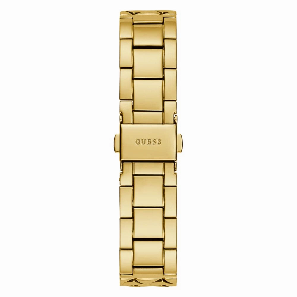 Guess Analog Gold Dial Stainless Steel Strap Women Watch GW0613L2