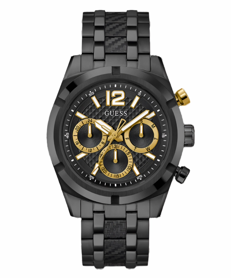 Guess Black Dial Black Tone Multi-function Watch GW0714G4