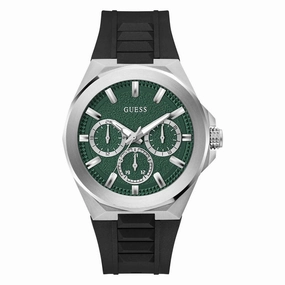 Guess Chronograph Black Silicone Strap Men Watch GW0799G3