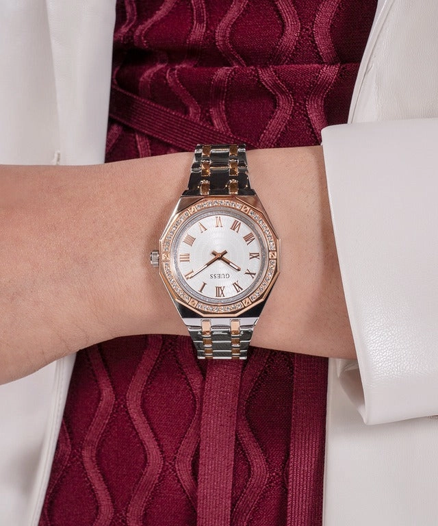Guess Desire Women White Dial Quartz Analog Watch GW0770L5