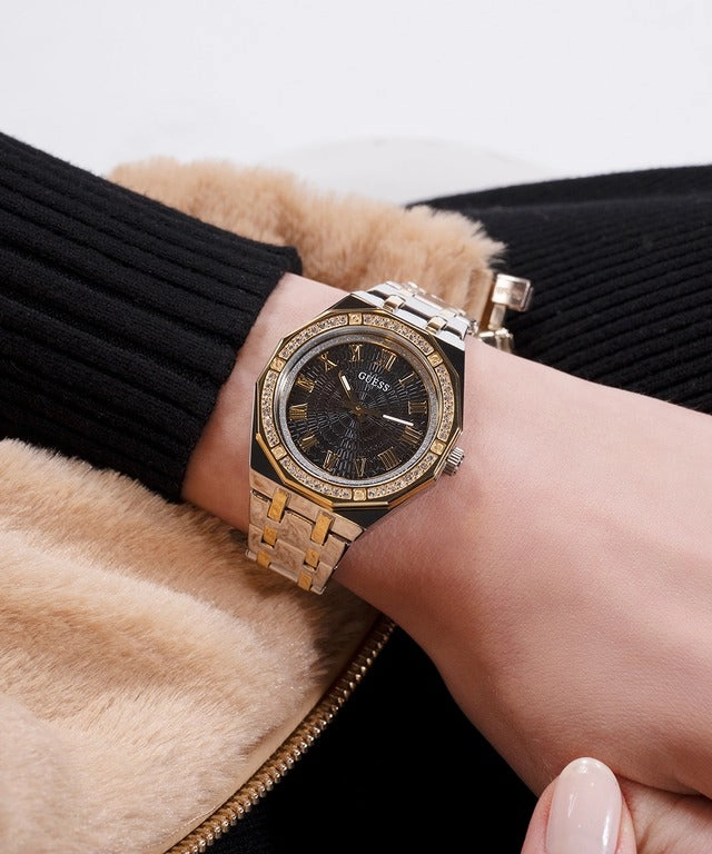 GUESS DIAMOND STYLED TWO-TONE STEEL LADIES WATCH GW0770L4