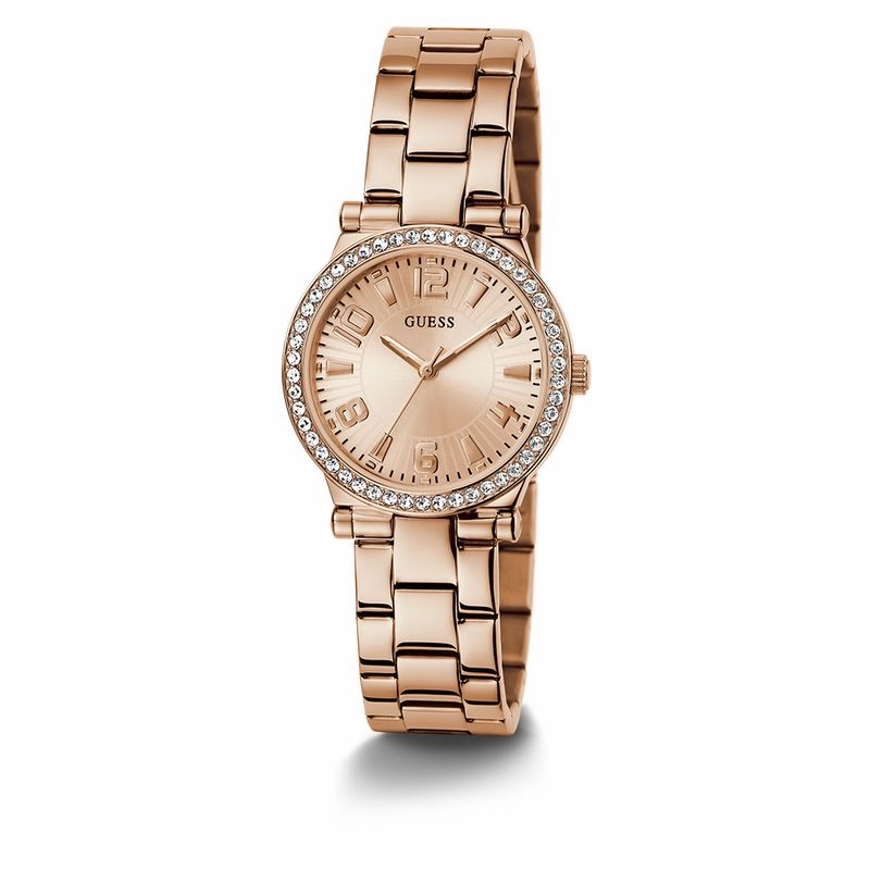 Guess Fawn Rose Gold Dial Analog Watch