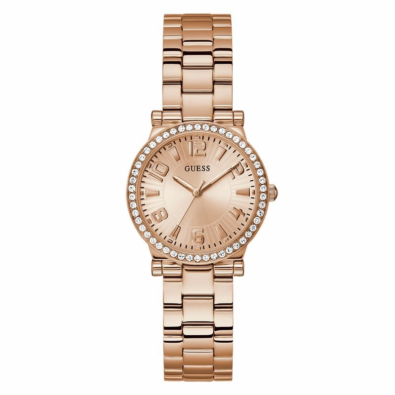 Guess Fawn Rose Gold Dial Analog Watch