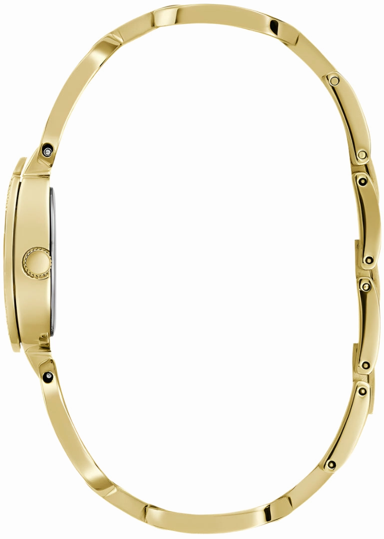 Guess Gia Silver Dial Gold Stainless Steel Watch GW0683L2