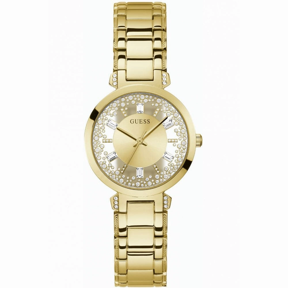 GUESS GOLD STAINLESS STEEL WOMEN'S WATCH GW0470L2