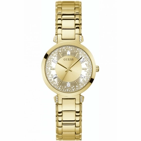 GUESS GOLD STAINLESS STEEL WOMEN'S WATCH GW0470L2