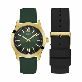 Guess Gold Tone Analog Men's Watch GW0630G2
