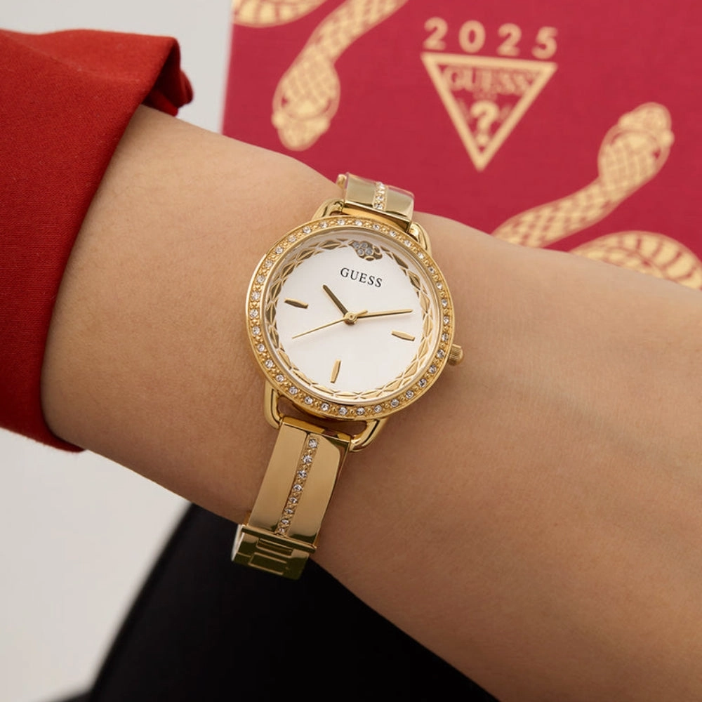 GUESS GW0856L1 LIMITED EDITION LUNAR NEW YEAR GOLD BRACELET WATCH
