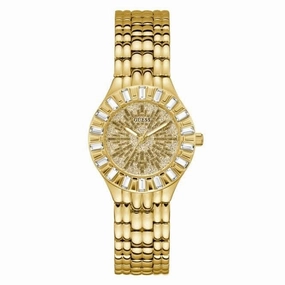 Guess Ladies Firework Gold Tone Watch GW0602L2