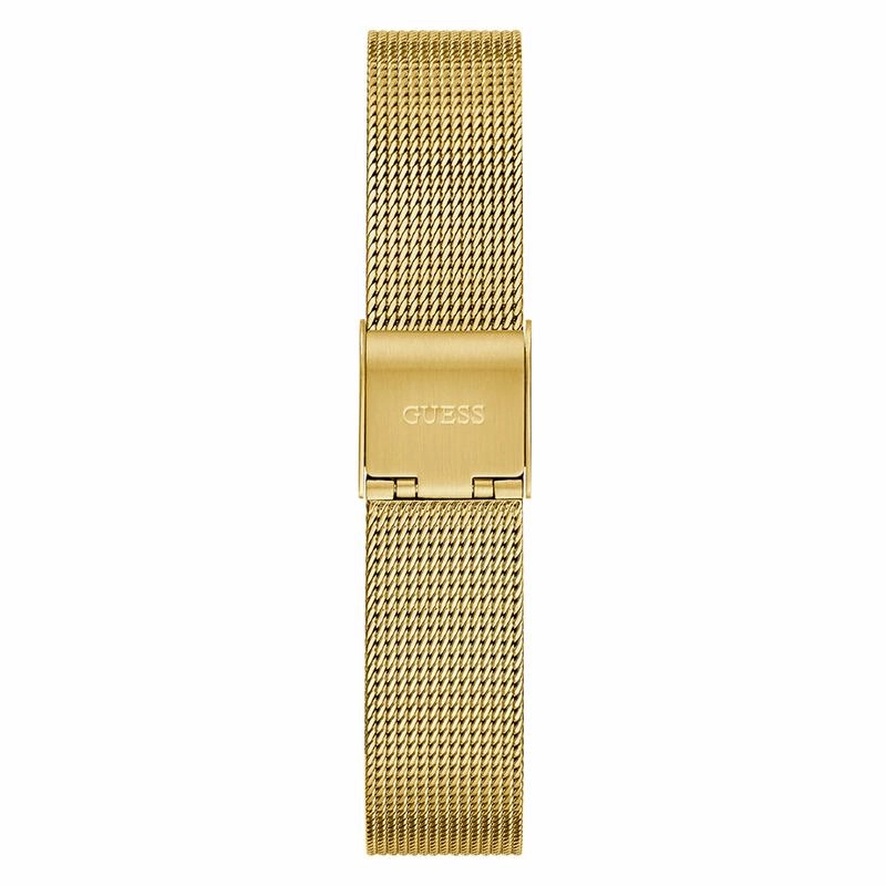 Guess Ladies Gold Tone Analog Watch