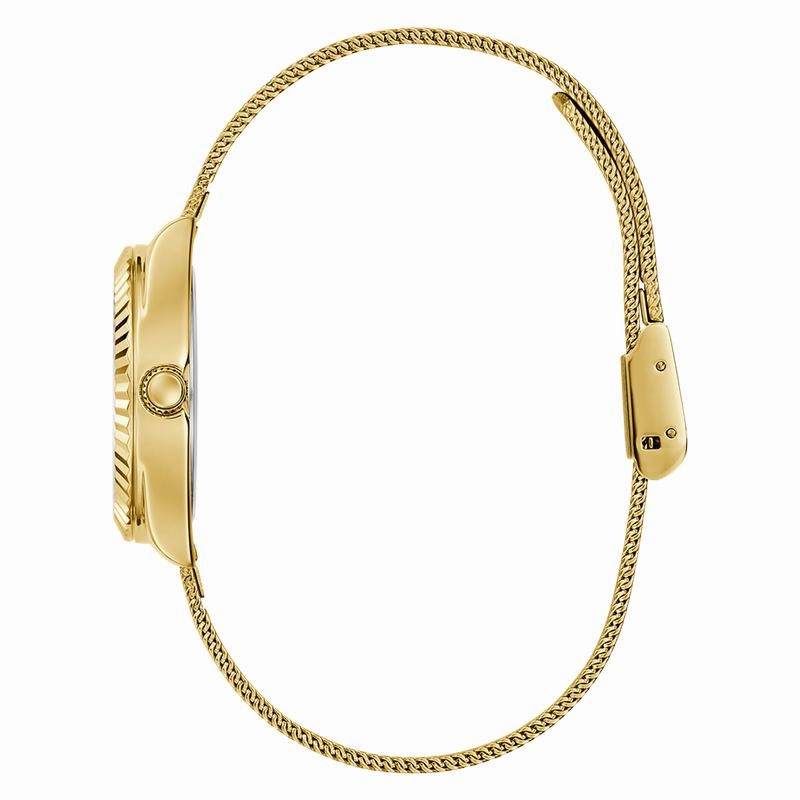 Guess Ladies Gold Tone Analog Watch