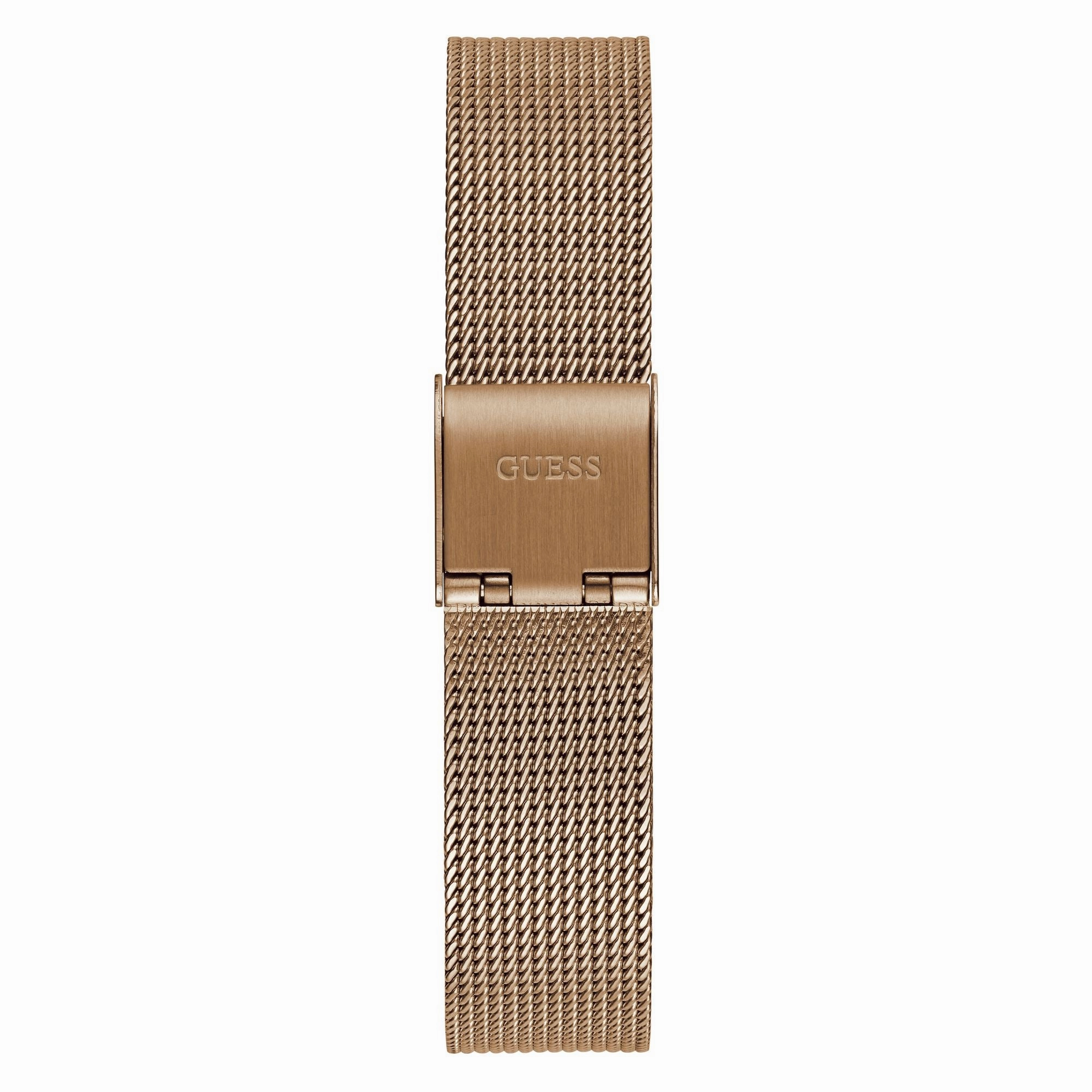 GUESS Ladies Rose Gold Tone Analog Watch GW0534L3