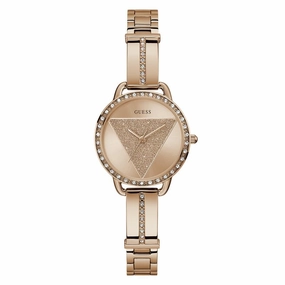 Guess Ladies Rose Gold Tone Analog Watch