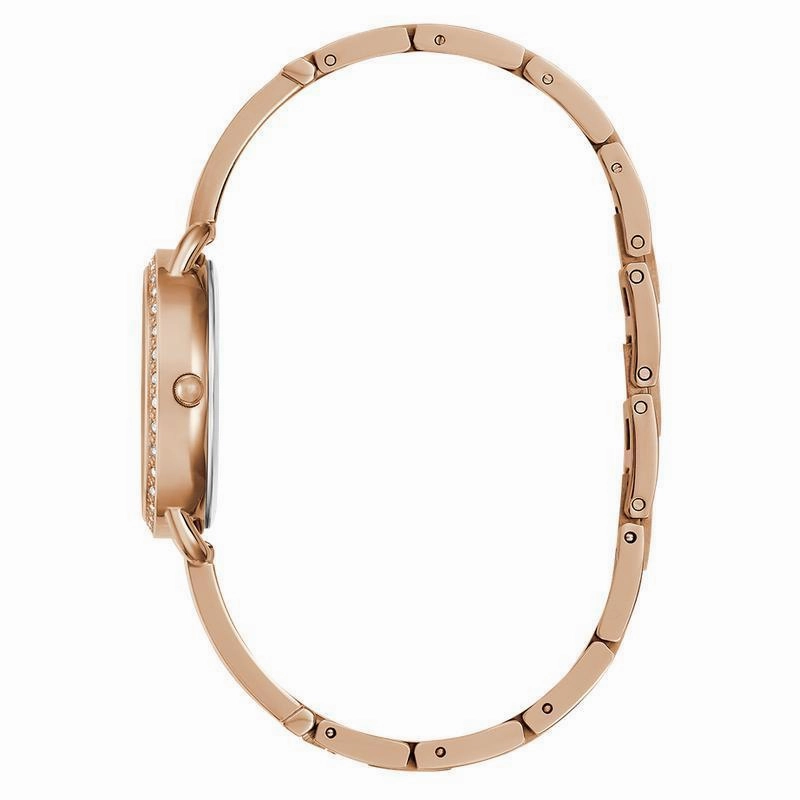 Guess Ladies Rose Gold Tone Analog Watch