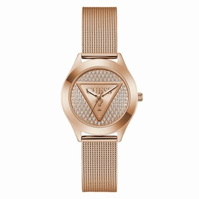 Guess Ladies Rose Gold Tone Analog Watch