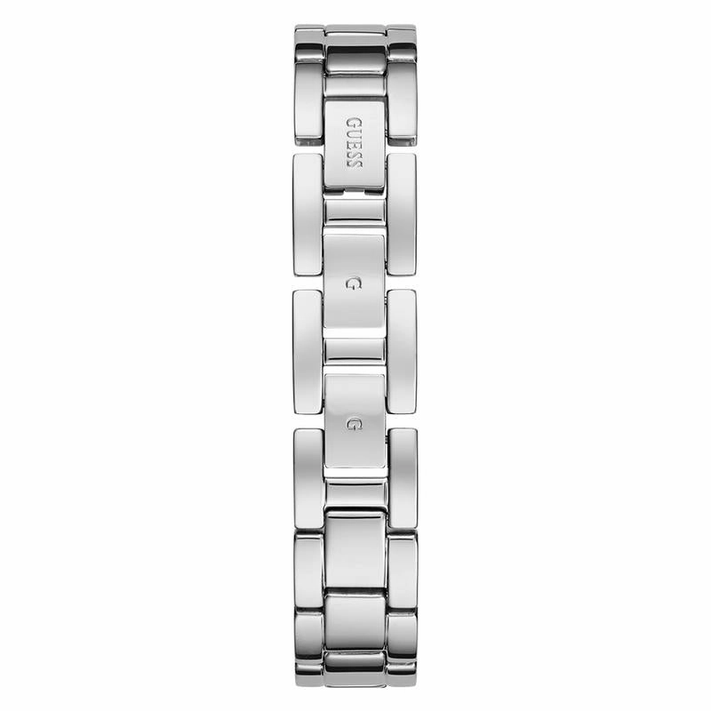 Guess Ladies Silver Tone Analog Gift Set