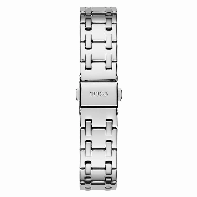 Guess Ladies Silver Tone Analog Watch