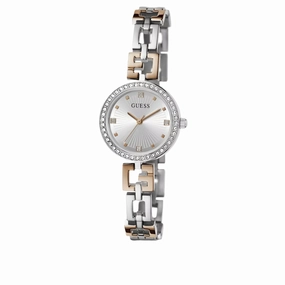 Guess Lady G Silver Dial Two Tone Stainless Steel Watch GW0656L2
