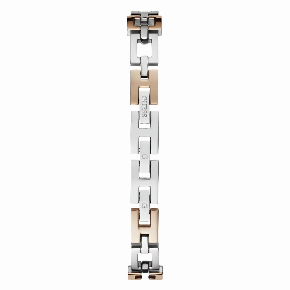 Guess Lady G Silver Dial Two Tone Stainless Steel Watch GW0656L2