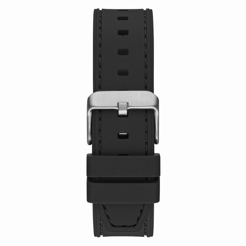 Guess Men's Headline Black and Silver Watch GW0571G1