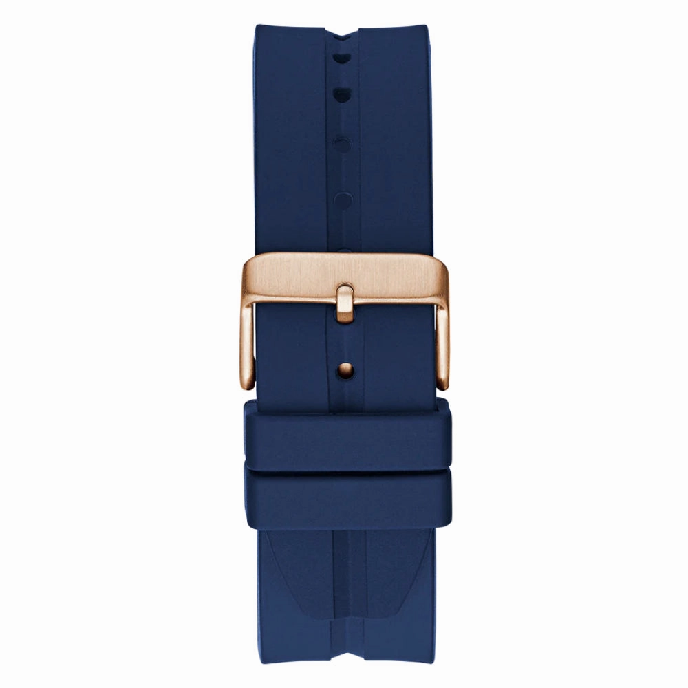 Guess Multifunction Blue Silicone Strap Men Watch GW0637G3
