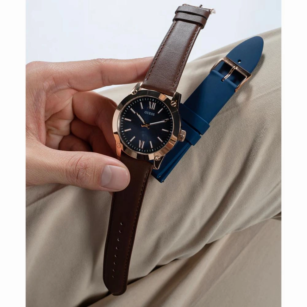 Guess Rose Gold Tone Analog Men's Watch GW0630G3