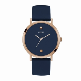 GUESS W1264G3 BLUE SILICONE MEN WATCH