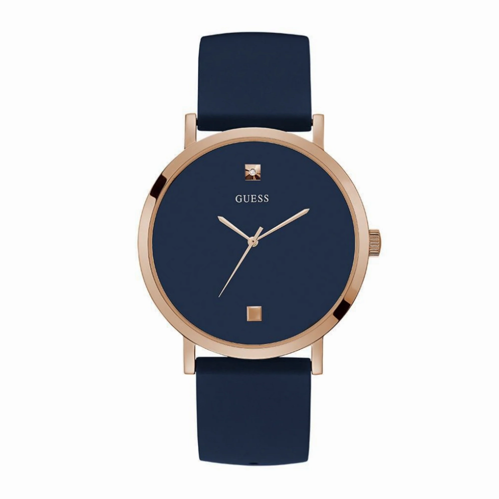GUESS W1264G3 BLUE SILICONE MEN WATCH