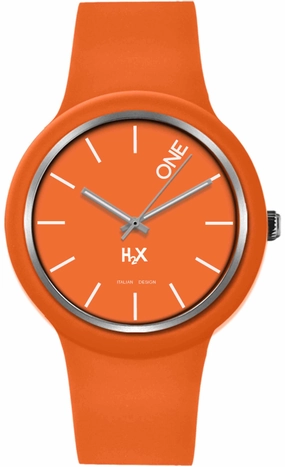 H2X One 42mm Gent Arancione Unisex cod. P-SO430UO1