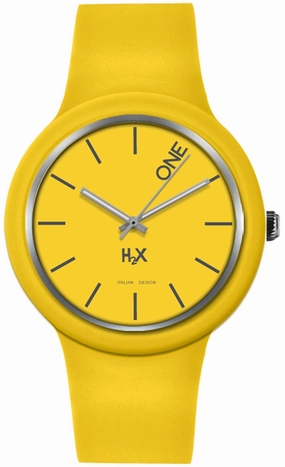 H2X One 42mm Gent Giallo Unisex cod. P-SY430UY1