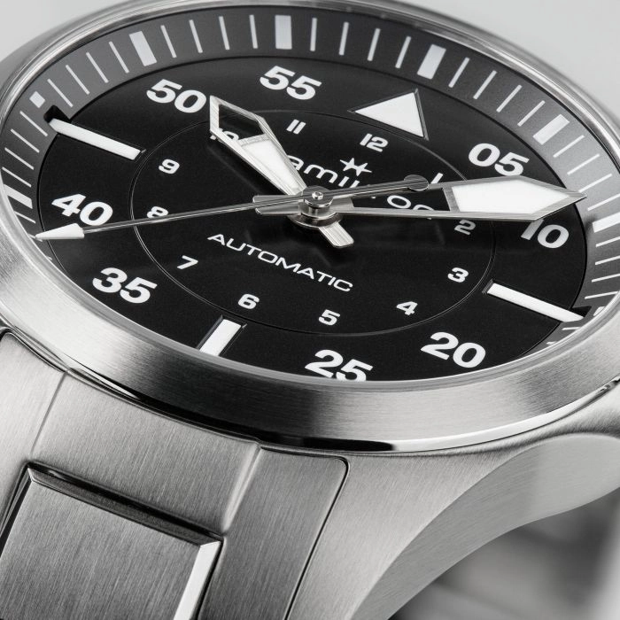 HAMILTON - KHAKI AVIATION PILOT AUTO H76215130