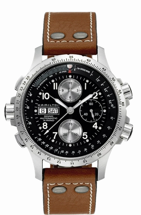 HAMILTON:KHAKI AVIATION X-WIND AUTO CHRONO H77616533