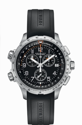 HAMILTON:KHAKI AVIATION X-WIND GMT CHRONO QUARTZ H77912335