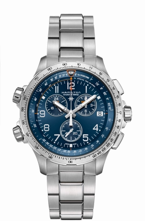 HAMILTON KHAKI AVIATION X-WIND GMT CHRONO QUARTZ H77922141