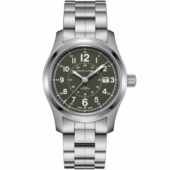 HAMILTON KHAKI FIELD AUT 42MM GN SS B H70605163