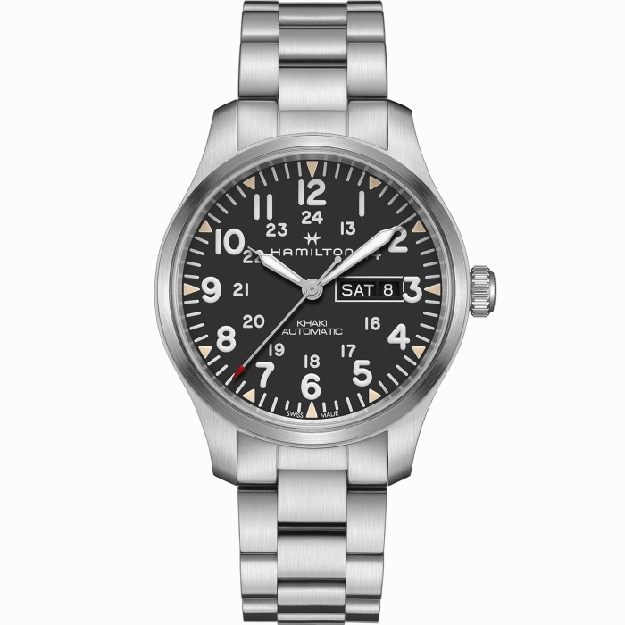 HAMILTON KHAKI FIELD DD AUT GN SS BR H70535131