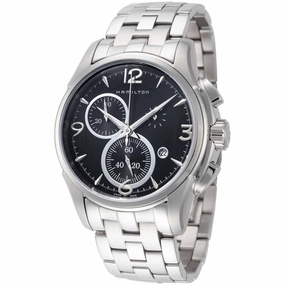Hamilton Men's Watch - Jazzmaster Chrono Quartz Black Dial Bracelet | H32612135