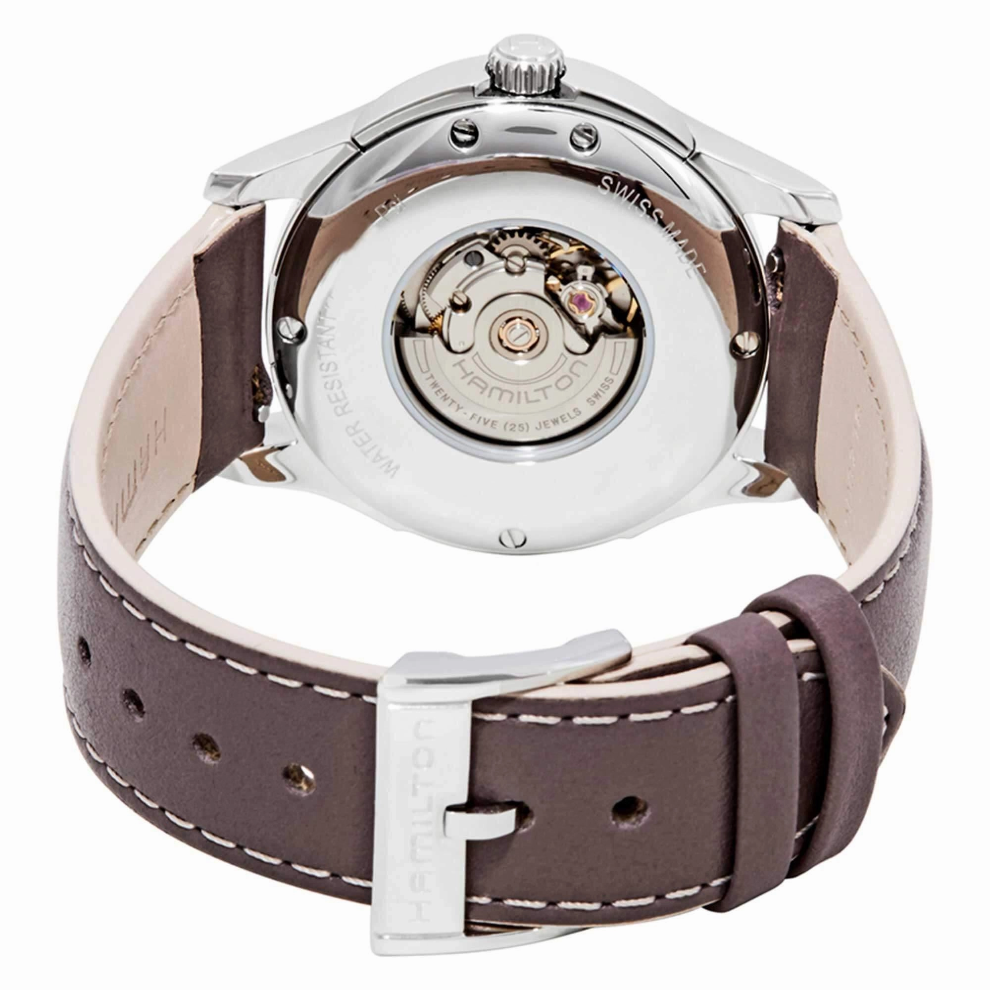 Hamilton Women's Watch - Jazzmaster Diamond Automatic Purple Strap | H32315891