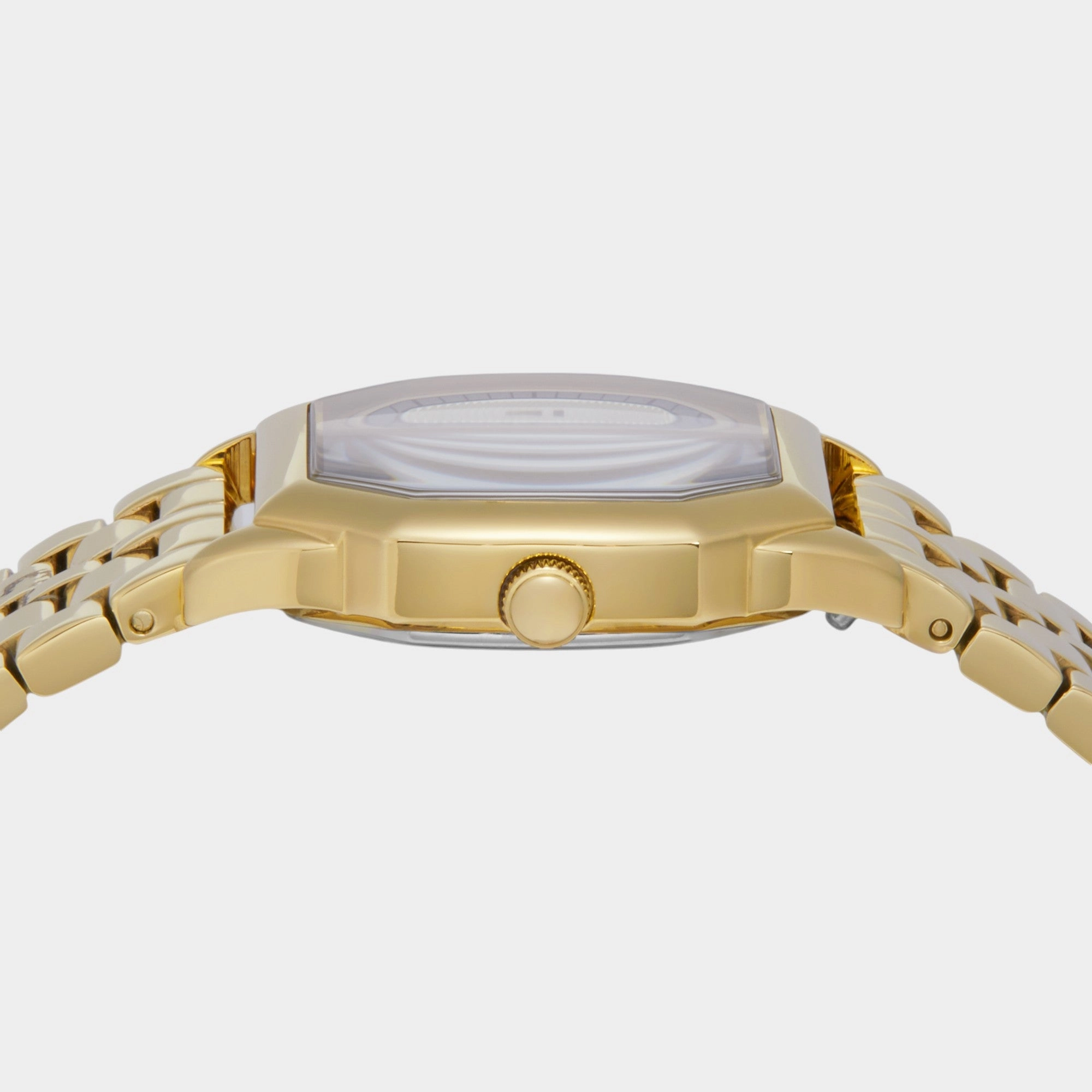 Harlow Women Quartz Cream Dial Analog Stainless Steel Watch ES5361