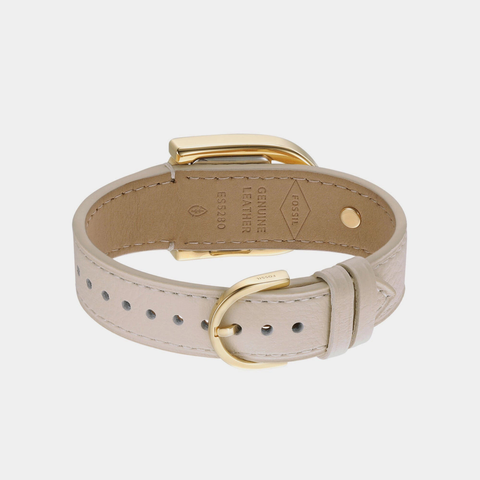 Harwell Women Quartz Gold Dial Analog Leather Watch ES5280