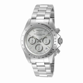 Invicta 14381 Men's Silver Dial Stainless Steel Speedway Chronograph