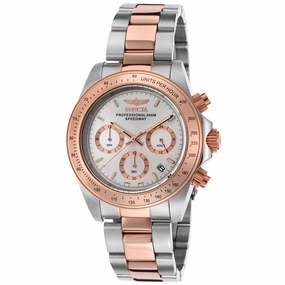 Invicta 17030 Men's Speedway Silver Dial Two Tone Steel Chronograph Dive Watch
